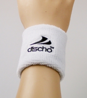 Discho - Schweissband - Wristband - weiss 
