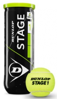 Tennisbälle - Dunlop Mini Tennis - Stage 1 - 3 Stck. - grün 