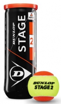 Tennisbälle - Dunlop Mini Tennis - Stage 2 - 3 Stck. - orange 