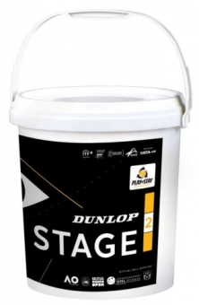 Tennisbälle - Dunlop Mini Tennis - Stage 2 - 60 Stck. - orange 