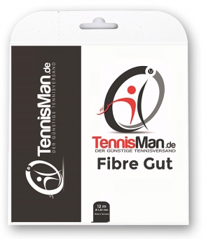 Tennissaite - Tennisman Fibre Gut - black - 12 m 