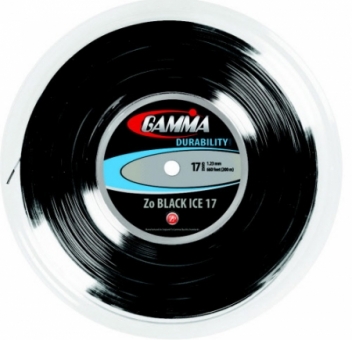 Tennissaite - Gamma Zo Black Ice- 200m 