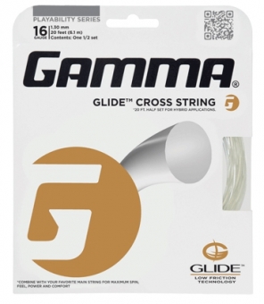Tennissaite - Gamma GLIDE CROSS STRING - 6 Meter 