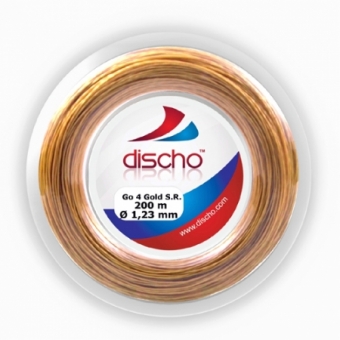 Tennissaite - DISCHO Go 4 Gold S.R. (Super Rough) - 200 m 