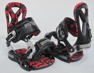 Snowboardbindung L4Y Extreme Red M/L 