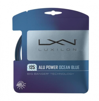 Tennissaite - Luxilon - ALU POWER OCEAN BLUE 125 SET 