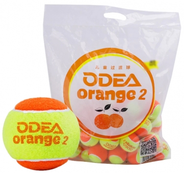 Tennisbälle - Odea Orange - Stage 2 - 48 Bälle im Polybeutel 