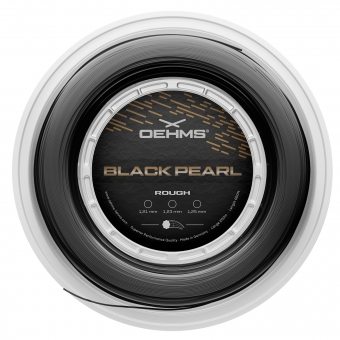 Tennisstring - Oehms - Black Pearl Rough - 200 m 