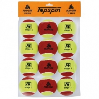 Tennisbälle- Methodik-Tennisball Easy XL - Stage3 - 12er Pack 