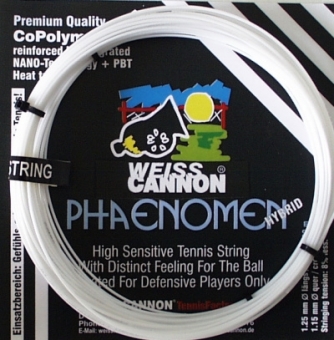 Tennissaite - CANNON CANNON Phaenomen Hybrid Set - ( 2 x 6,8 m) 