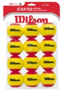 Tennisballs - Wilson - Starter Red Balls (12-piece pack) - Stage 3 