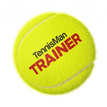Tennisballs - TENNISMAN TRAINER (Deluxe) - 60 BALLS in polybag - yellow 