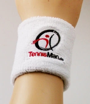 Tennisman - Wristband -white 