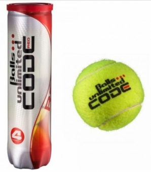 Tennisbälle - Balls Unlimited Code Red 4er Dose 