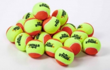 Tennisbälle - Balls Unlimited Stage 2 - 60er Beutel - gelb/orange 