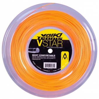 Tennisstring - Völkl - V-STAR - Fluo Orange - 200 m 