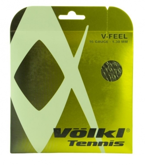 Tennisstring - Völkl - V-FEEL - Black/Silver - 12 m 