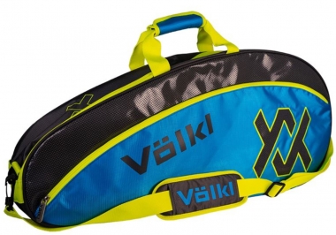 Tennisbag - Völkl - TOUR PRO Bag - Charcoal/Neon Blue/Neon Yellow 