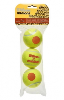 Tennisbälle - Wilson - Minions Stage 2 Tennis Ball Sleeve 