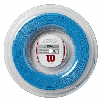 Tennisstring - Wilson - SYNTHETIC GUT POWER - blue - 200 m (2018) 