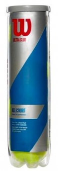 Tennisballs - Wilson - ULTRA CLUB ALL COURT - 4 ball can 