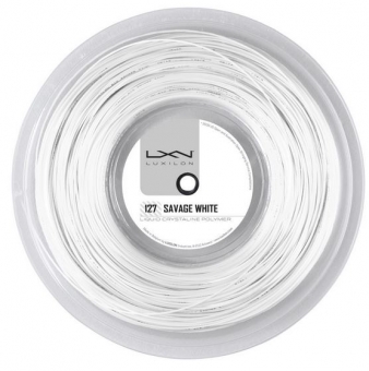 Tennisstring - Luxilon - SAVAGE - white - 200 m (2018) 