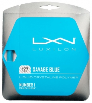 Tennissaite - Luxilon - SAVAGE - blau - 12,2 m 