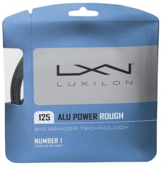 Tennisstring - Luxilon - ALU POWER Rough - silver - 12,2 m (2019) 