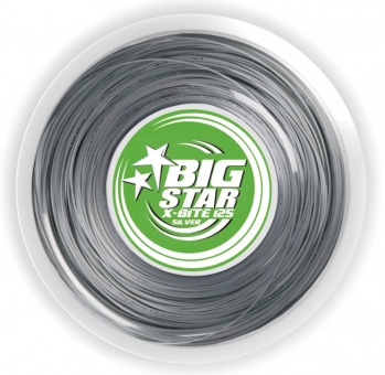 Tennissaite - BIG STAR - X-BITE (silver) - 200 m 
