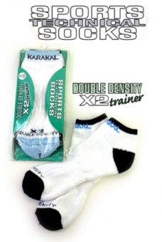 Karakal - X2 Trainer Socks -kurz 
