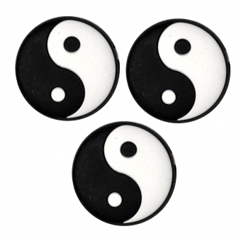 Discho  - Yin and Yang - black/white - 3 pcs 