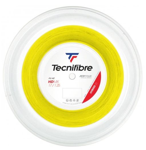 Tennissaite - Tecnifibre - HDMX - 200 m - Gelb 