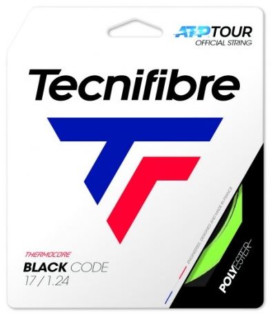 Tennissaite - Tecnifibre - BLACK CODE - 12 m - Lime 