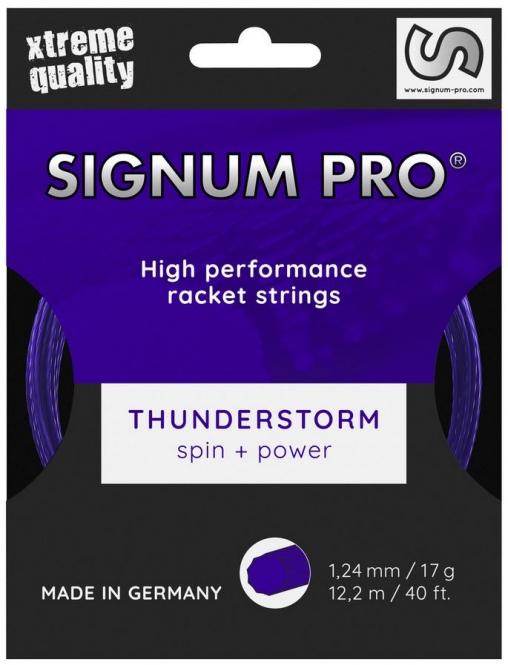 Tennisstring - Signum Pro - Thunderstorm - 12 m 