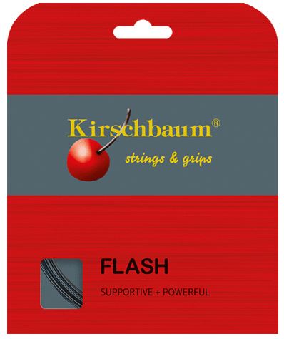 Tennissaite - Kirschbaum - FLASH - 12 m - schwarz 