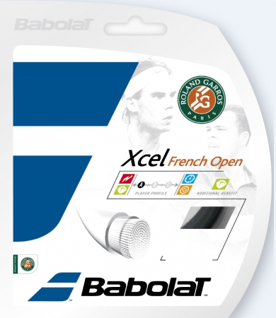 Tennisstring - Babolat Xcel Fench Open- 12 m 