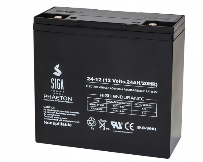 Spinfire - Replacement Battery 24 AH 