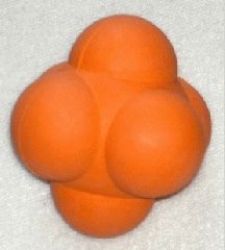 Spaß- u Reaktionsball klein, 7 cm, weich 