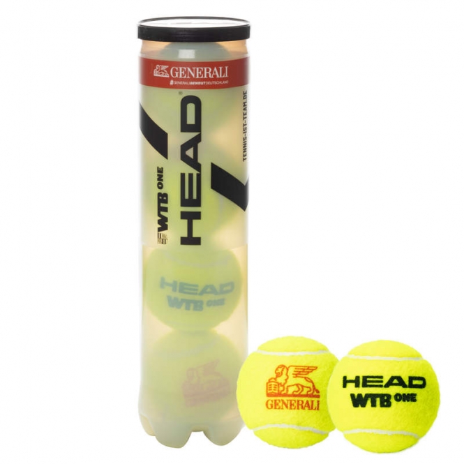 Tennisbälle - HEAD - WTB ONE - 4er Dose 