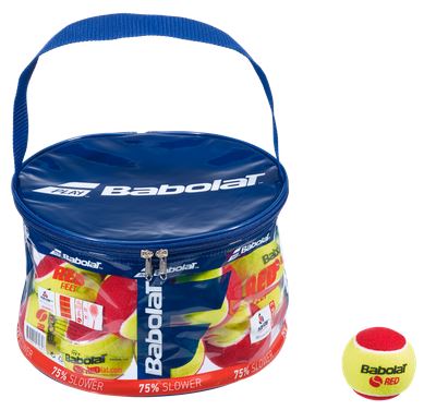 Tennisbälle - Babolat - RED FELT - 24er (Beutel mit Reißverschluss) 