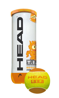 Tennisballs - Head - Team - T.I.P. orange - 3-ball can 