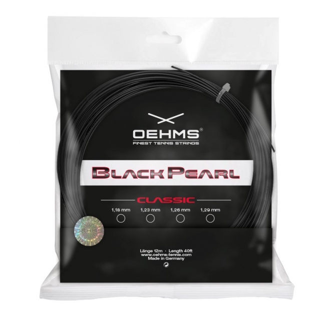 Tennisstring - Oehms - Black Pearl Classic - 12 m 