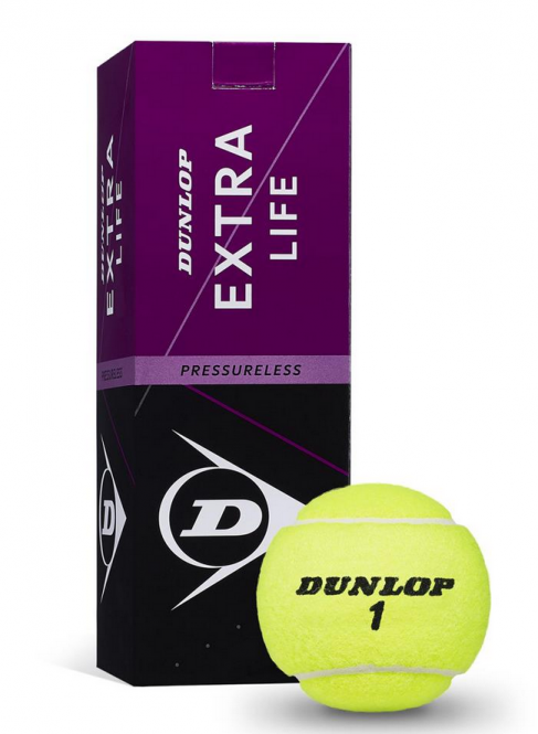 Tennisbälle - Dunlop Extra Life - 3er Pack 