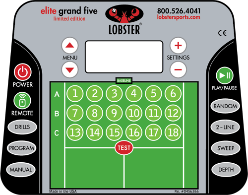 Lobster spare part - control panel assembly: elite grand V le 