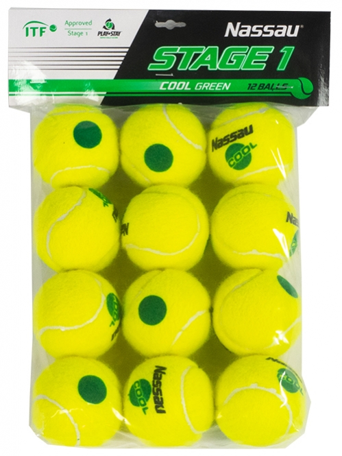 Tennisballs - Nassau Methodik Cool - Stage 1 - 12 Stck 