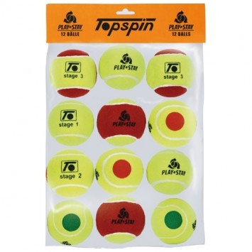 Tennisballs - Methodik-Tennisball Mix aus Stage1 - Stage2 - Stage3 - 4 pieces each 