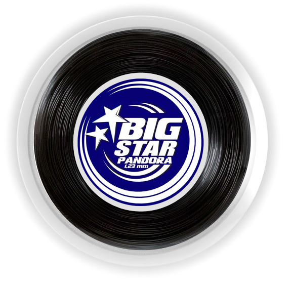 Tennisstring - BIG STAR - PANDORA (black) - 200 m 