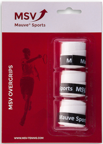 MSV Over Grip Soft Touch, 3er Pack, weiß 