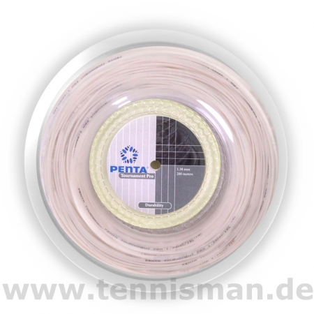 Tennissaite - Penta Tournament Pro - 200 m - weiß 