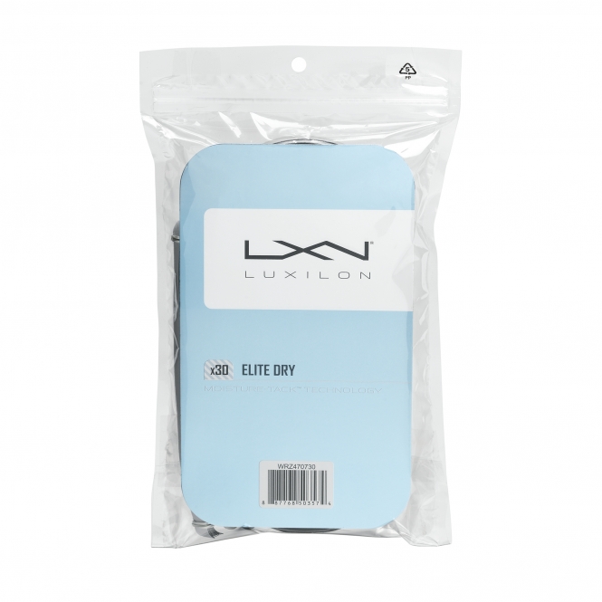 Luxilon - Elite Dry Overgrip - 30er Pack - silber 